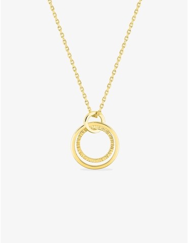 Collier en plaqué or...