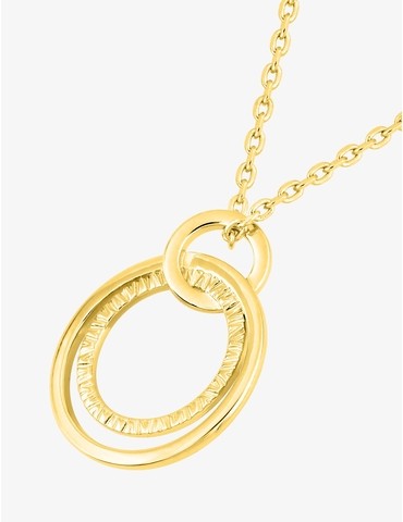 Collier en plaqué or...