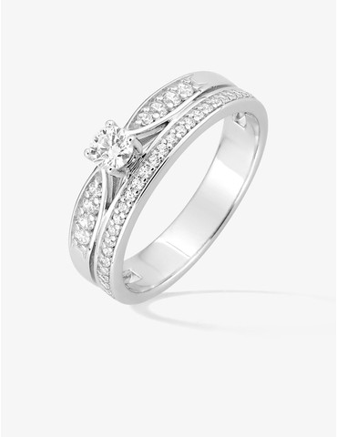 Bague double anneau en...