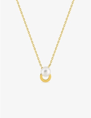 Collier en plaqué or et...