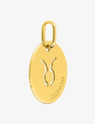 Pendentif plaqué or jeton...