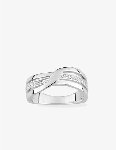 Bague argent 925 ‰ rhodié...