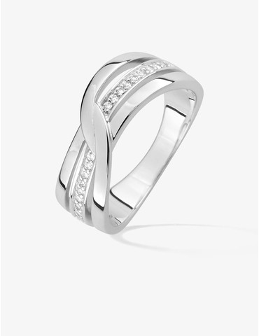 Bague argent 925 ‰ rhodié...