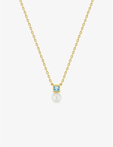 Collier plaqué or avec...