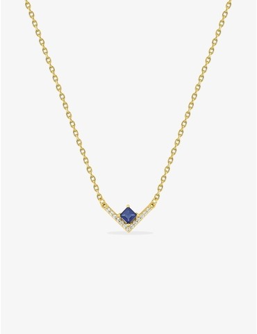 Collier plaqué or avec...