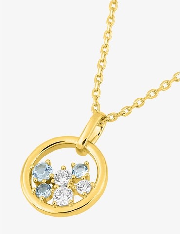 Collier plaqué or avec...