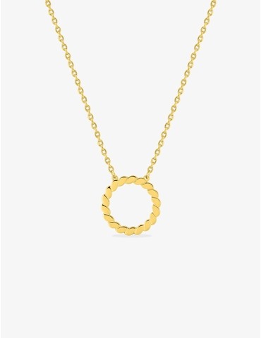 Collier plaqué or motif...