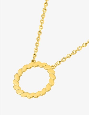 Collier plaqué or motif...