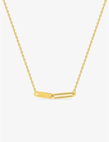Collier plaqué or pendentif...