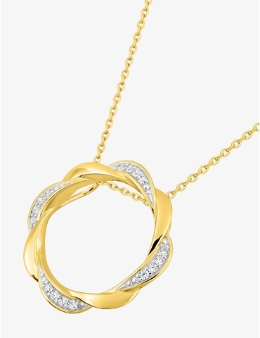 Collier plaqué or et...