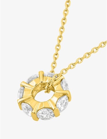 Collier plaqué or pendentif...