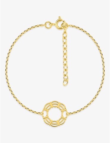 Bracelet plaqué or motif...