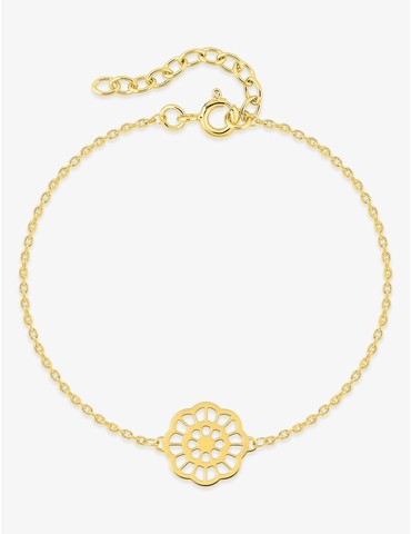 Bracelet plaqué or motif...