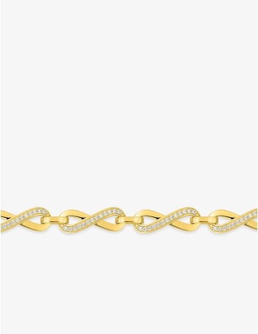 Bracelet plaqué or en...