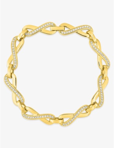 Bracelet plaqué or en...