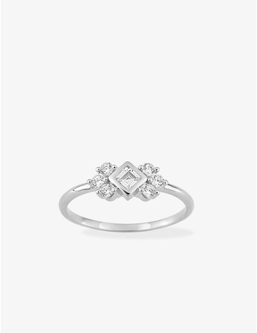 Bague argent 925 ‰ rhodié...
