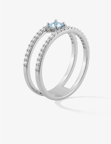 Bague élégante argent 925 ‰...