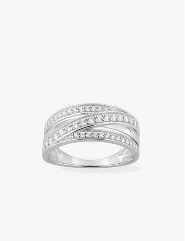 Bague argent 925 ‰ rhodié...