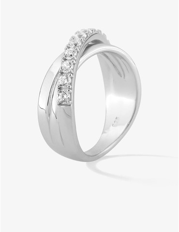 Bague argent 925 ‰ rhodié...