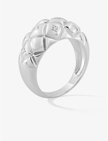Bague argent 925 ‰ rhodié...