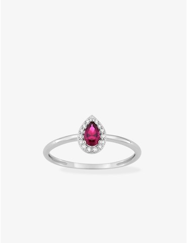 Bague argent 925 ‰ rhodié...