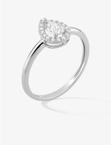 Bague argent 925 ‰ rhodié...