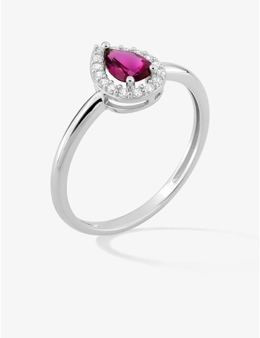 Bague argent 925 ‰ rhodié...