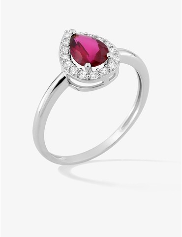Bague argent 925 ‰ rhodié...