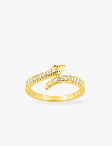 Bague plaqué or forme...