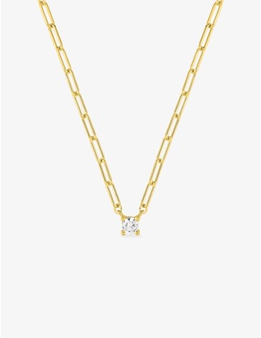 Collier plaqué or chaîne en...