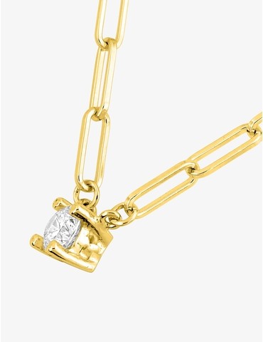 Collier plaqué or chaîne en...