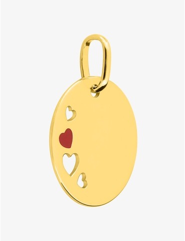 Pendentif plaqué or avec 3...