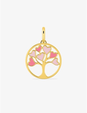 Pendentif plaqué or arbre...