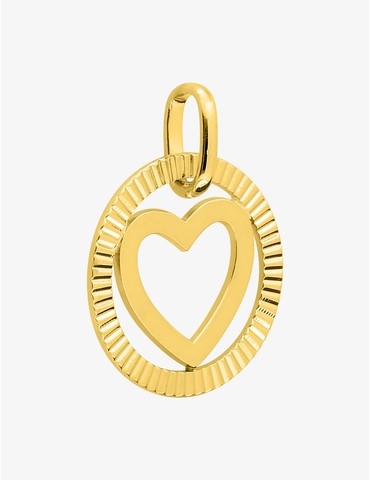 Pendentif plaqué or anneau...
