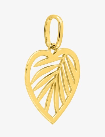 Pendentif plaqué or cœur...