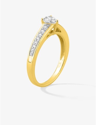 Bague bicolore plaqué or...