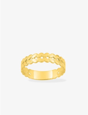 Bague plaqué or design...