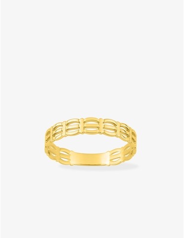 Bague plaqué or design...