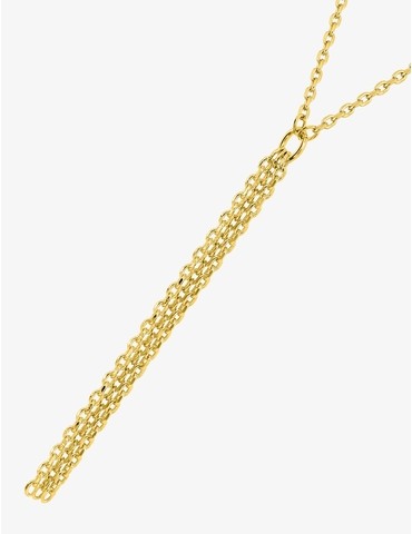 Collier plaqué or pendentif...