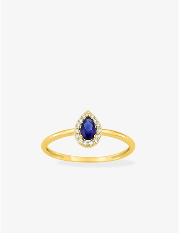 Bague plaqué or avec oxydes...