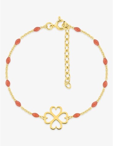 Bracelet plaqué or motif...