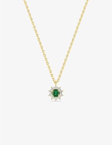 Collier solitaire avec...