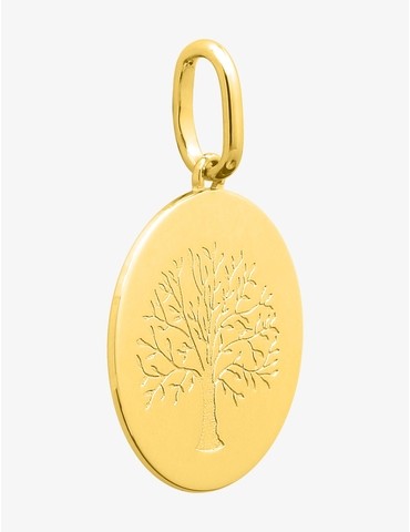 Pendentif plaqué or arbre...