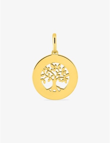 Pendentif plaqué or arbre...