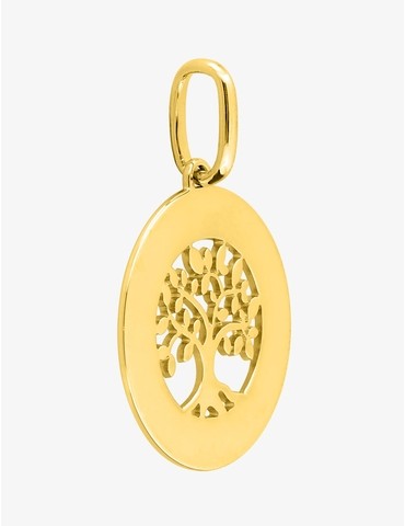 Pendentif plaqué or arbre...