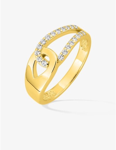 Bague fantaisie plaqué or...