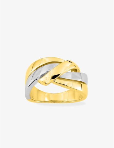 Bague plaqué or rhodié...