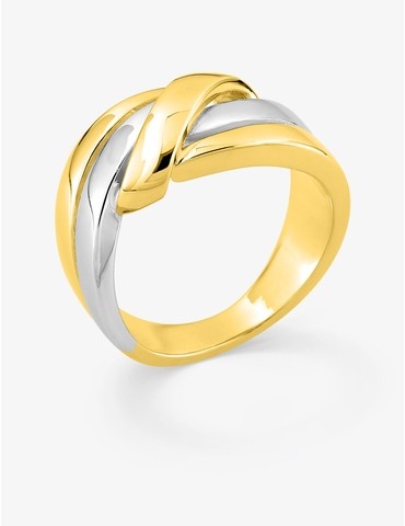 Bague plaqué or rhodié...