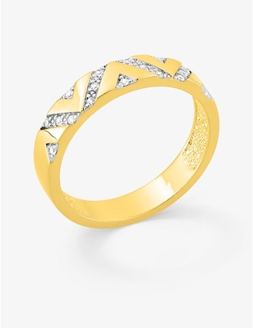 bague en plaqué or jaune...