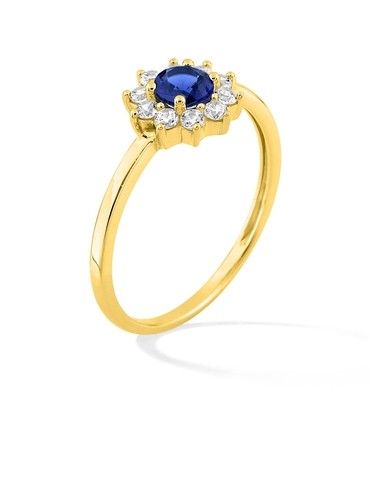 Bague en plaqué or jaune...